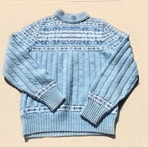 Pastel blue vintage sweater
